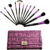 Kit 12 Pincéis para Maquiagem KP1-13 Roxo